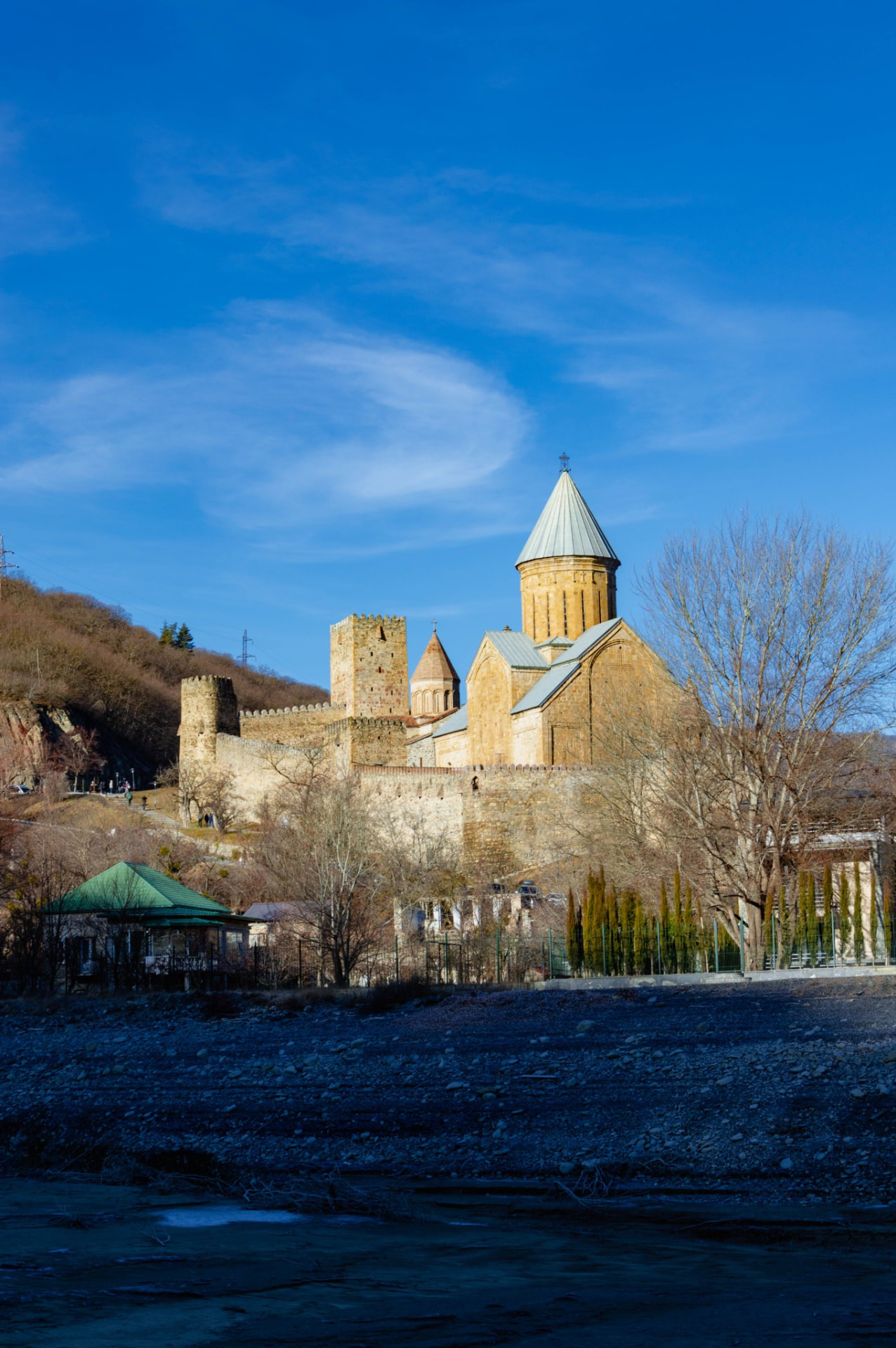 Historic church and fortress in Georgia