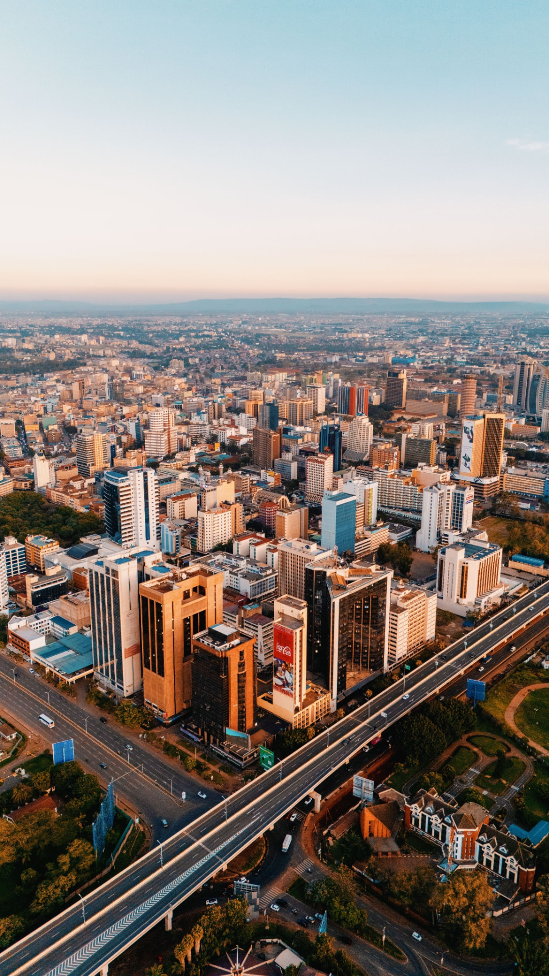 Nairobi city skyline